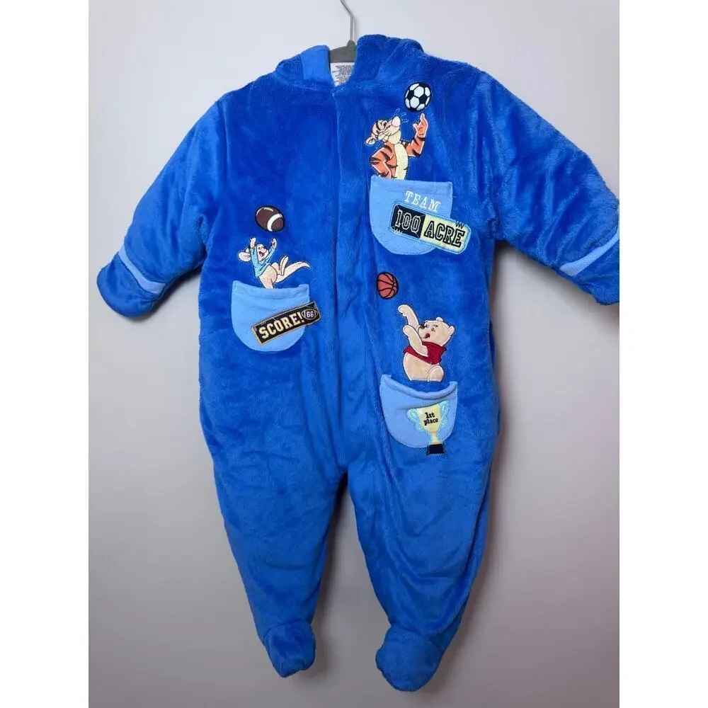 Disney Winnie the Pooh vintage baby bunting size 6-9 months